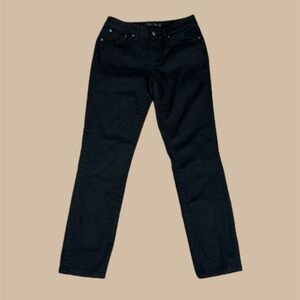 Prana Mid-Rise Straight Leg Jeans in Black Women’s Sz 6/28